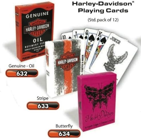 Harley Davidson Butterfly Playing Cards 634