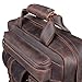 S-ZONE Vintage Crazy Horse Genuine Leather Backpack Multi Pockets Travel Sports bag