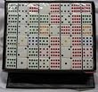 Dominoes - Double Twelve Professional Size-Ivory Tiles with color dots