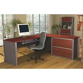 Connexion Bordeaux Office Grouping Bordeaux Slate by Bestar Office Furniture