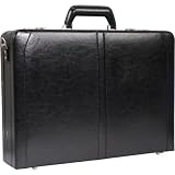 US Luggage / SOLO Leather Expandable Computer Friendly Attache