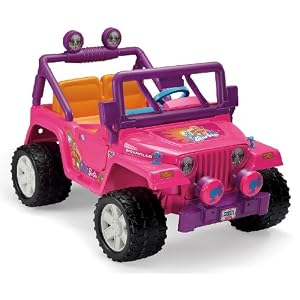 Fisher-Price Power Wheels Barbie Jammin Jeep Wrangler by Fisher-Price