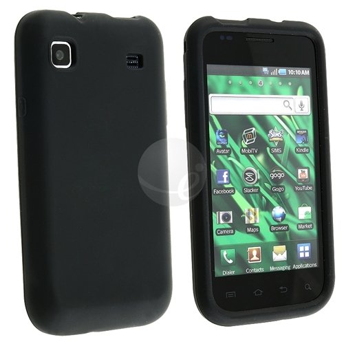 Black Gel Soft Skin Cover Case For Samsung Galaxy S 4G
