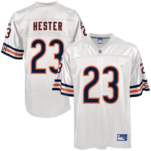 Devin Hester Jersey: Reebok White Replica #23 Chicago Bears Jersey