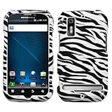 Zebra Skin Phone Protector Cover for MOTOROLA MB855 (Photon 4G)