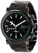 Gucci Unisex YA101349 G-Chrono Black PVD 60 Green Topaz Case Watch from Gucci