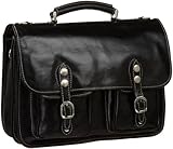 Floto Luggage Poste Messenger Bag, Black, One Size