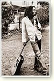 Bob Marley-Leaning with Guitar-Classic Music Poster