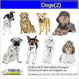 Digitized Embroidery Designs - Dogs(2) - CD