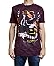 Ed Hardy Men's T Shirt Eagle Lightning 67 Style Medium Burgundy Mineral