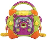 Lollipop 2029 - Karaoke Kinder CD-Player mit 2 Mikrofonen