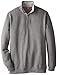 IZOD Men's Big and Tall Long Sleeve 1/4 Zip Sueded Fleece Pullover