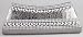 Starlite-Bridal, Evening, Dress Clutch Silver Clutch Bag-Purse with Magnetic Fastening - PRS26110
