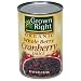 Grown Right Organic Whole Cranberry Sauce, 16-Ounce Can (Pack of 6)