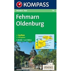 Fehmarn, Oldenburg: 1:50.000, Wander- und Bikekarte, GPS-genau