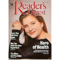 Reader's Digest Feburary 2001 - Kellie Martin, Superfood, The Biker and The Baby