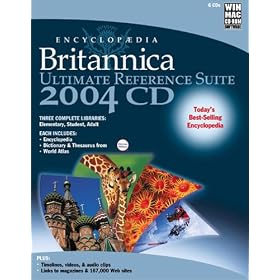 Encyclopedia Britannica 2004 Ultimate Reference Suite