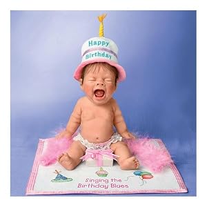 Singing The Birthday Blues Miniature Collectible Baby Doll by The Ashton-Drake Galleries