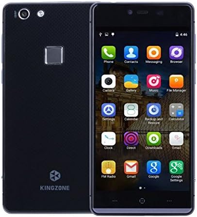 KINGZONE K2 5.0 Inch Android 5.1 Unlocked Smartphone, MT6753 Octa Core 1.3GHz, 3GB RAM + 16GB ROM GSM &amp; WCDMA &amp; FDD-LTE (Black)