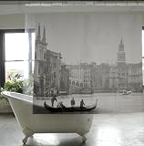 Travel Destinations - VINYL Shower Curtain - Venice Italy Travel Destinations - VINYL Shower Curtain - Venice Italy