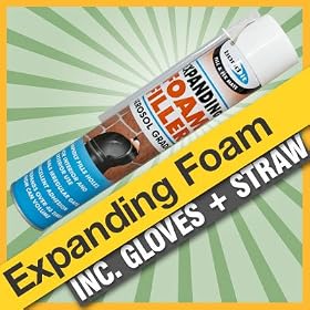 BOND IT FILL AND FIX-MATE EXPANDING FOAM FILLER SEALER