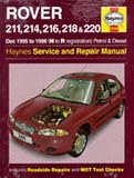 Rover 211,214,216,218 & 220, s�ries 95-98 : Service and Repair Manual