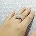 BERRICLE Sterling Silver Halo Wedding Engagement Rings Cushion Cut Cubic Zirconia CZ Ring for Women, Rhodium Plated Size 4-10