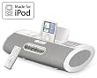 Zenex ZN-DS5007 Black Alarm Clock AM FM Radio iPod MP3 Docking Station