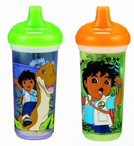Munchkin Diego 9 oz Big Kid Cup 2-Pack,Colors  and Characters May Vary