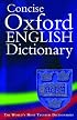 Concise Oxford English Dictionary (Concise Dictionary)