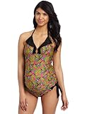 Maternal America Women's Maternity  Ruffle 2 Piece Tankini