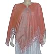 Fashion Poncho Womens Outerwear Wool Dress in Jacquard Design 40 x 40 inches (pnch269)