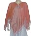 Fashion Poncho Womens Outerwear Wool Dress in Jacquard Design 40 x 40 inches (pnch269)