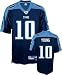Vince Young Navy Tennessee Titans NFL Premier Jersey
