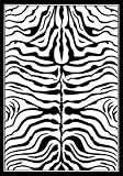 5X8 Contemporary Animal Print Modern Zebra Area Rug