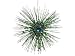 10" Regal Peacock Green Sequined Starburst Christmas Ornament with Jewel Accents