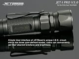 JetBeam JET-I PRO V3.0 240 Lumens (Torch Lumen)CREE 7090 XR-E (R2 bin) LED Flashlight Black