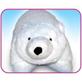 Polar Bear Huggle Buddy Toy Pet & Pillow all in One as seen on PITCH TV
