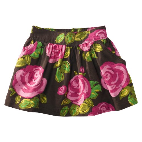 Cherokee® Girls' Floral Print Skirt - Navy/Pink