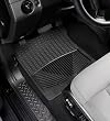 WeatherTech W44 Black Rubber Floor Mat - Set of 2