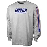 New York Giants Ash Full Blitz Long Sleeve T-shirt