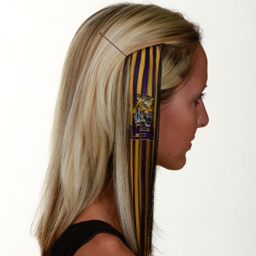 LSU Tigers Ladies Purple-Gold Sports Extension Hair Clips