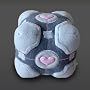 Weighted Companion Cube Plush