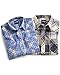 Wrangler Men's Short Sleeve Assorted Stripe Or Plaid Western Shirts