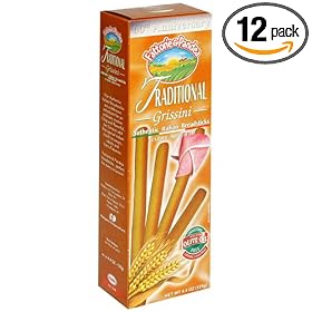 F & P Breadsticks, Traditional, 4.4-Ounce Boxes (Pack of 12)