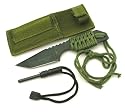 Master Cutlery HK-106320 Outdoor Fixed Blade Knife, 7.5-Inch Overall