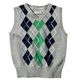 Boys' CherokeeĀ® Gray Argyle Sweater Vest Boys' CherokeeĀ® Gray Argyle Sweater Vest