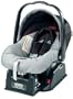 Peg Perego Primo Viaggio Car Seat / Infant Carrier with LATCH Base - Black Sable
