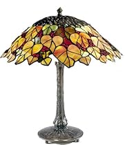 Maple Leaf Tiffany Table Lamp - DLE-7861-677