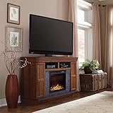 Sauder Carson Forge Electric Fireplace Media Console, Washington Cherry